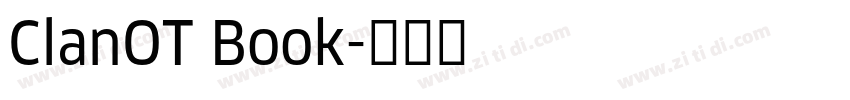 ClanOT Book字体转换
